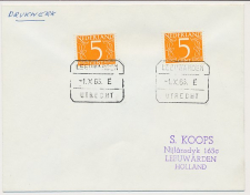 Treinblokstempel : Leeuwarden - Utrecht E 1966