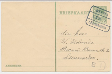 Treinblokstempel : Meppel - Leeuwarden I 1930 ( Blesdijke )