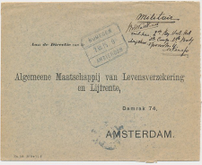 Treinblokstempel : Nijmegen - Amsterdam B 1915 ( Weesp )