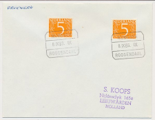 Treinblokstempel : Nijmegen - Roosendaal IX 1966