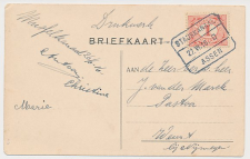 Treinblokstempel : Stadskanaal - Assen D 1916 ( Musselkanaal )