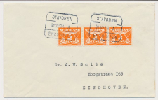 Treinblokstempel : Stavoren - Enkhuizen A 1934