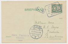 Treinblokstempel : Utrecht - Boxtel II 1915 ( Hedel )