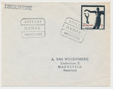 Treinblokstempel : Utrecht - Amersfoort XV 1965