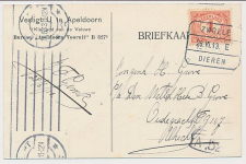 Treinblokstempel : Zwolle - Dieren E 1913 ( Apeldoorn )