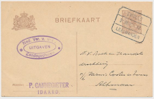 Treinblokstempel : Zwolle - Leeuwarden IV 1922 ( Idaard )