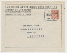 Treinblokstempel : Zutphen - Hengelo V 1936 ( Goor )
