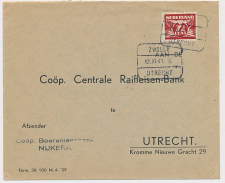 Treinblokstempel : Zwolle - Utrecht E 1941 ( Nijkerk )