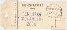 Treinblokstempel : Amsterdam - Vlissingen III 1971
