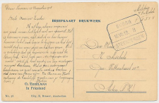 Treinblokstempel : Burgh - Steenbergen II 1918 ( Nieuw Vosmeer )