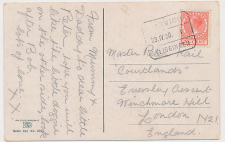 Treinblokstempel : Harwich - Vlissingen I 1930