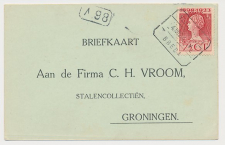 Treinblokstempel : Vlissingen - Breda IV 1924 ( Wouw )