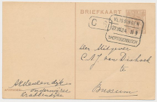 Treinblokstempel Vlissingen-s Hertogenbosch II 1924 Krabbendijke