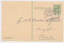 Treinblokstempel :Vlissingen - s Hertogenbosch VII 1929 Rilland 