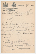 Firma briefkaart Amersfoort 1925 - Boekhandel