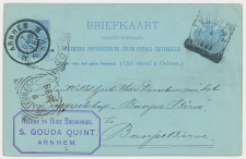 Firma briefkaart Arnhem 1898 - Boekhandel