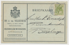 Firma briefkaart Appingedam 1917 Handelskweeker - Hofleverancier
