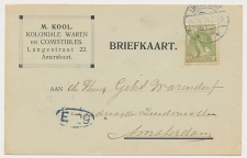 Firma briefkaart Amersfoort 1916 - Koloniale waren