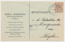 Firma briefkaart Almelo 1922 - Machinefabriek
