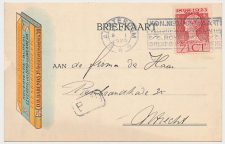 Firma briefkaart Amsterdam 1925 - Boekhandel - Bibliotheek      