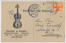 Firma briefkaart Alkmaar 1926 - Muziekhandel - Viool