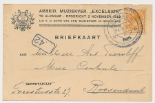 Briefkaart Alkmaar 1926 - Muziekvereniging Excelsior