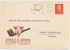 Firma briefkaart Amsterdam 1951 - Rookartikelen - Pijp