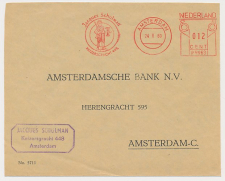 Firma envelop Amsterdam 1960 - Jacques Schulman - Numismaat    