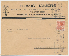 Firma envelop Amsterdam 1931 - Verlichting - Mijnwerkerslamp