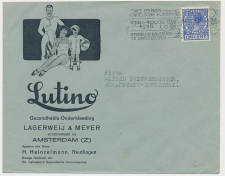 Firma envelop Amsterdam 1936 - Gezondheids- Onderkleeding