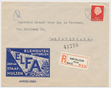 Firma envelop Amstelveen 1957 - ELFA Batterijen