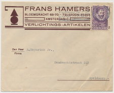 Firma envelop Amsterdam 1933 - Verlichtings Artikelen