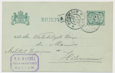 Briefkaart Bussum 1903 - Tuinarchitect