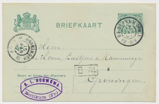 Firma briefkaart Berlikum 1907 - Boomsma