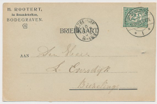 Firma briefkaart Bodegraven 1909 - Brandstoffen