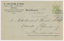 Firma briefkaart Blerick Venlo 1919 - Koper- Blik- Zinkwerken 