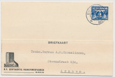 Firma briefkaart Bussum 1937 - Radiatorenfabriek - Kat