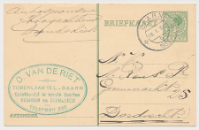 Firma briefkaart Baarn 1933 - Sponsen - Zeemleder