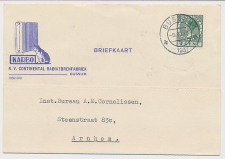 Firma briefkaart Bussum 1937 - Radiatorenfabriek - Kat