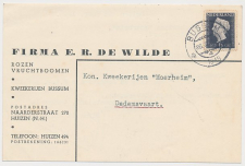 Firma briefkaart Bussum 1948 - Rozen - Vruchtbomen - Kweekerij