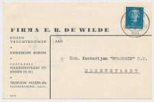 Firma briefkaart Bussum 1951 - Rozen - Vruchtbomen - Kweekerij