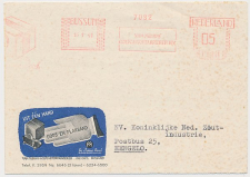 Firma briefkaart Bussum 1941 - Golfcarton - Plakband