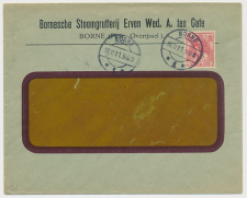 Firma envelop Borne 1911 - Stoomgrutterij