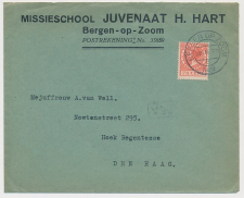 Envelop Bergen op Zoom 1929 - Missieschool - Juvenaat H. Hart