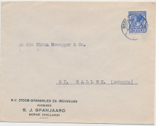 Firma envelop Borne 1931 - Stoom Spinnerij - Weverij