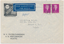 Firma envelop Boxtel 1951 - Textielfabriek - Zonneschermdoek