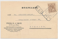 Firma briefkaart Cuyk a.d Maas 1925 - Stoomhoutzagerij - Kuipen