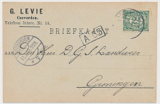 Firma briefkaart Coevorden 1910 - G. Levie