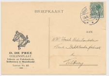 Firma briefkaart Colijnsplaat 1931 Schoen- Zadelmakerij - Paard