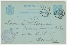 Briefkaart Dordrecht 1890 - Hotel de Pologne